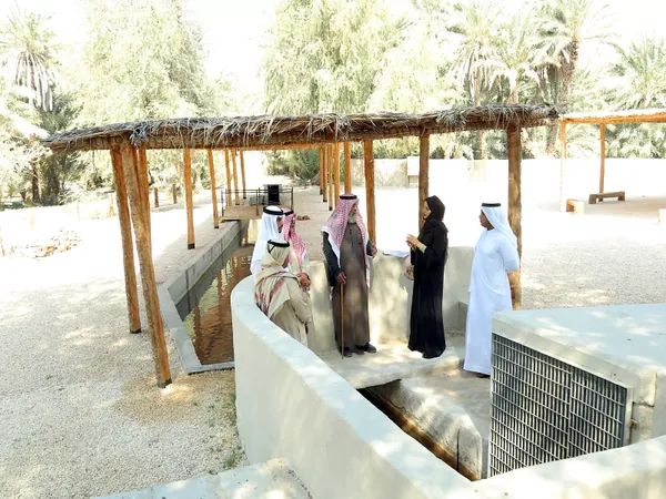 Al Aflaj traditional irrigation network system