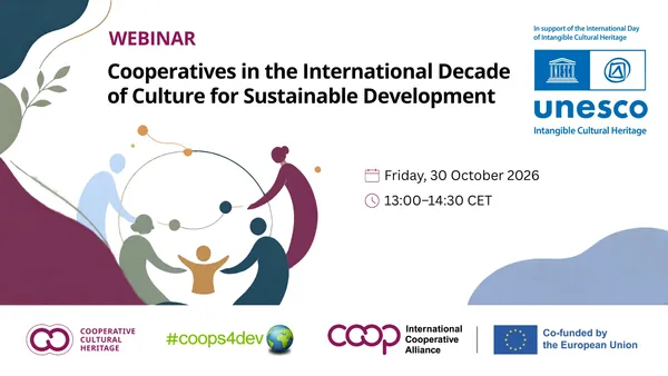 Webinar: Cooperatives in the International Decade of Culture for Sustainable Development